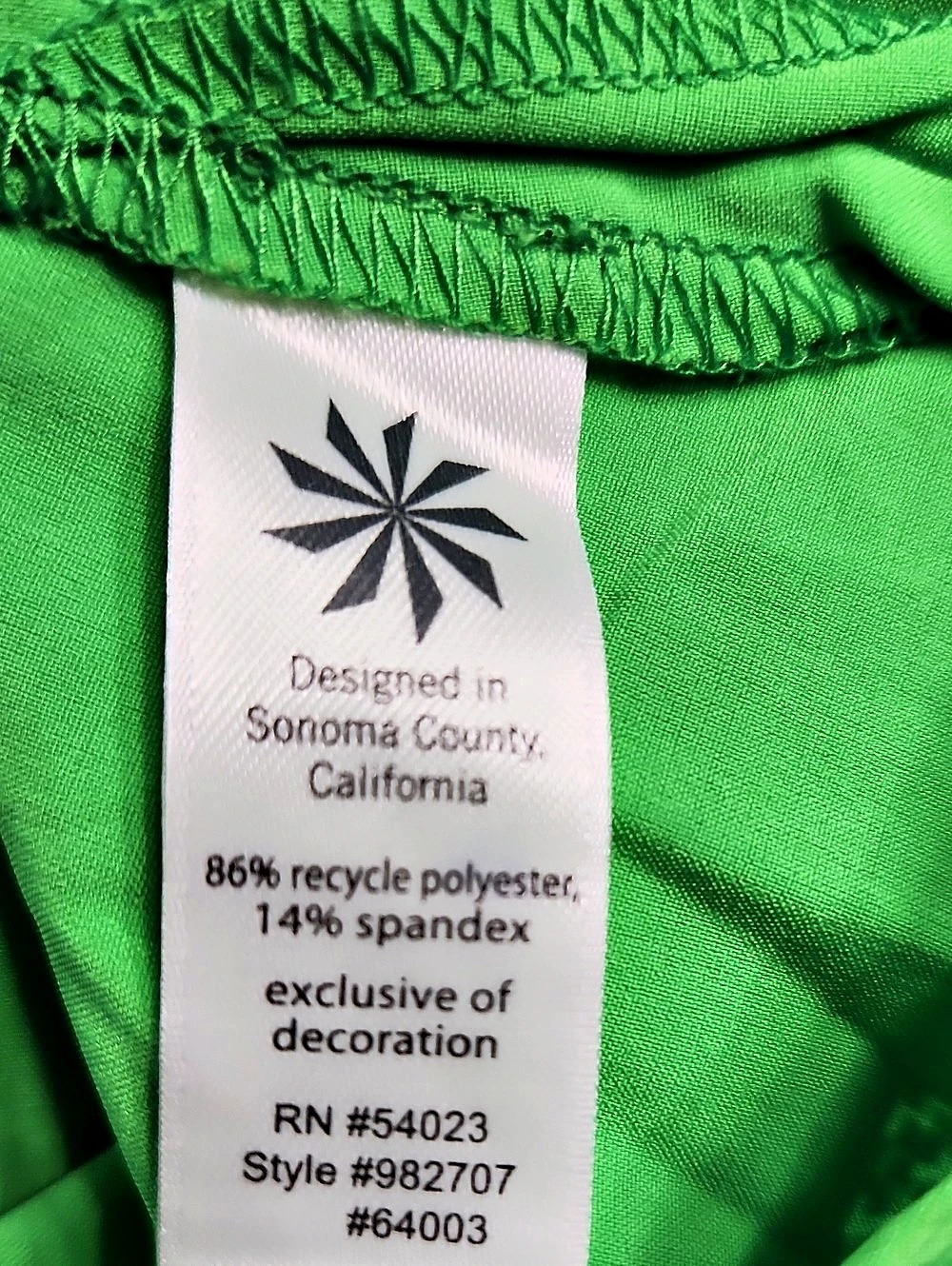 Athleta Green Racerback Tank Size Small - Picture 6 of 6
